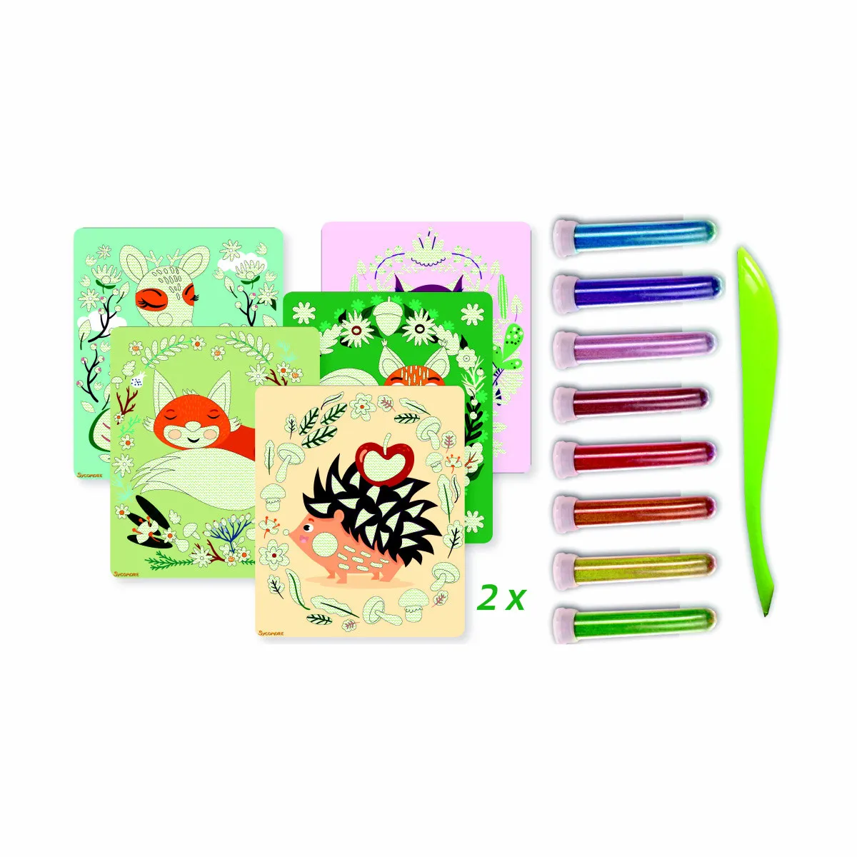 Glitter - animali della foresta