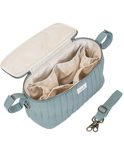 Borsa portaoggetti per passeggino - organizer passeggino - tessuto trapuntato