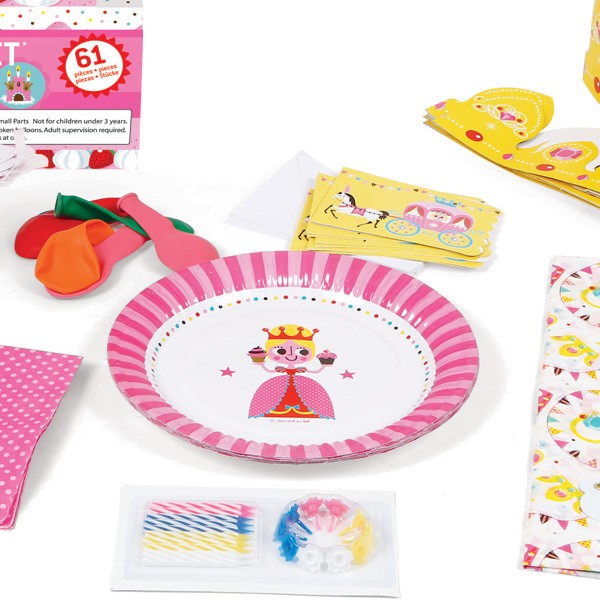 Set compleanno per principesse