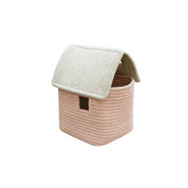 Contenitore porta oggetti Casetta- 34x22x22cm - Collezione Eco City