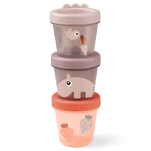 Set di Contenitori per Alimenti - 3 pezzi - Lavabile in lavastoviglie