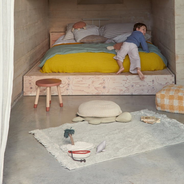 Tappeto lavabile da gioco Waves - 90x130cm