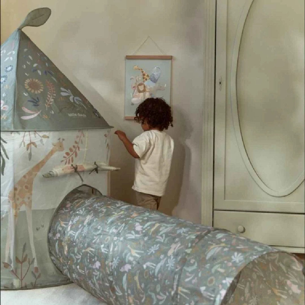 Tenda da Gioco con Tunnel 'Safari Friends' 2-in-1 Little Dutch (24+ Mesi)