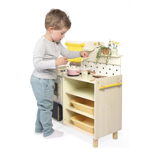 Grande cucina in legno