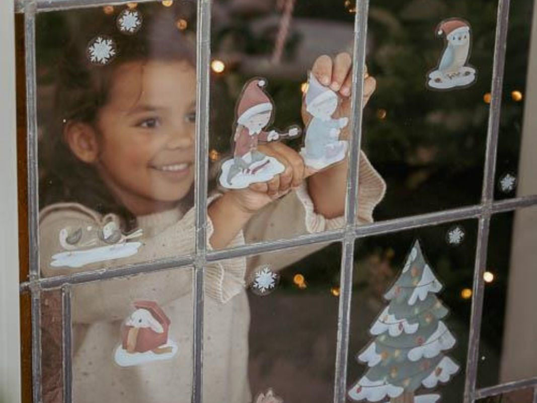 Adesivi per fineste Natale- attacca e stacca