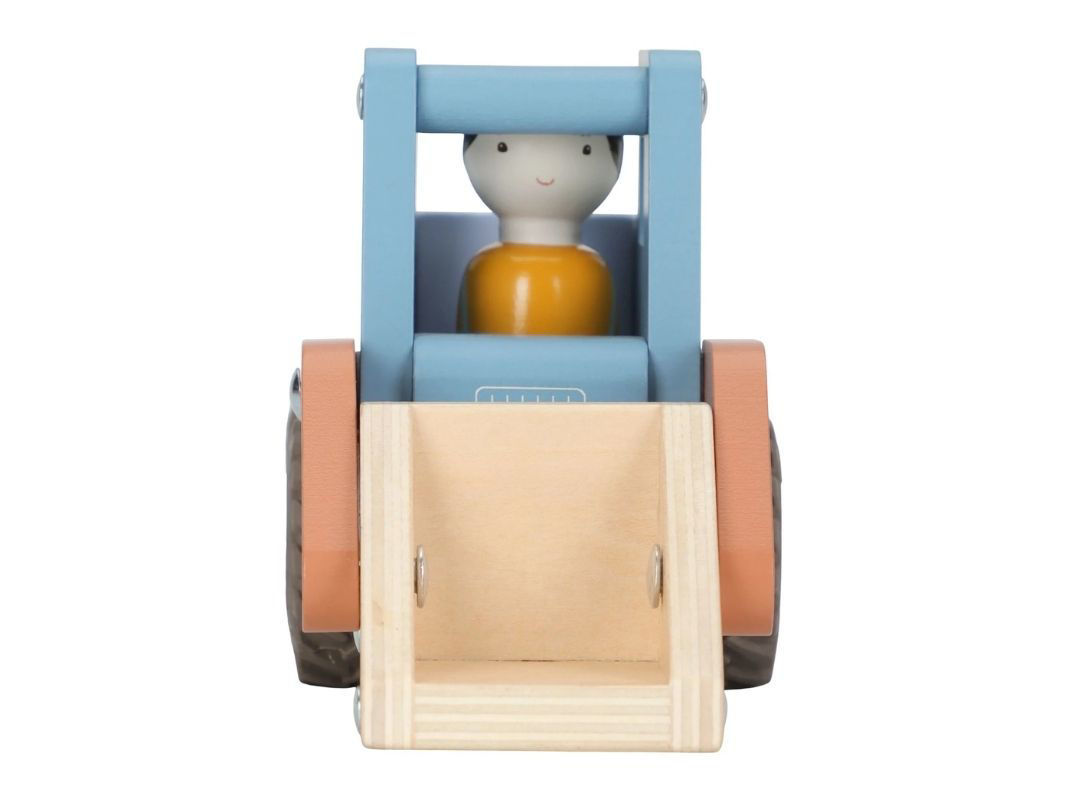 Ruspa con personaggio in legno FSC