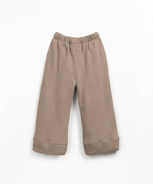 Pantaloni in cotone felpato - 90% Cotone rigenerato