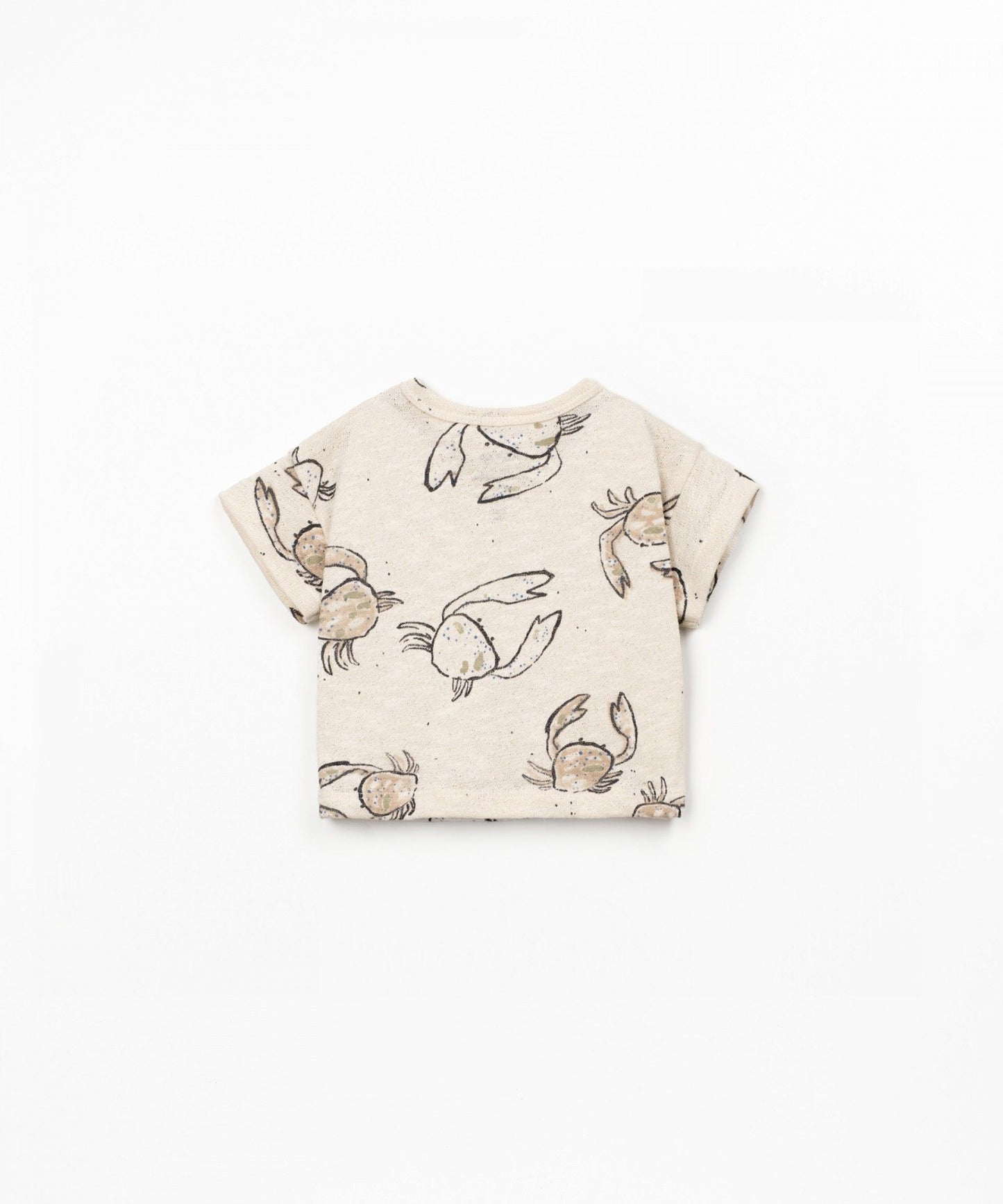 T-SHIRT DI MAGLIA FIAMMA CON STAMPA