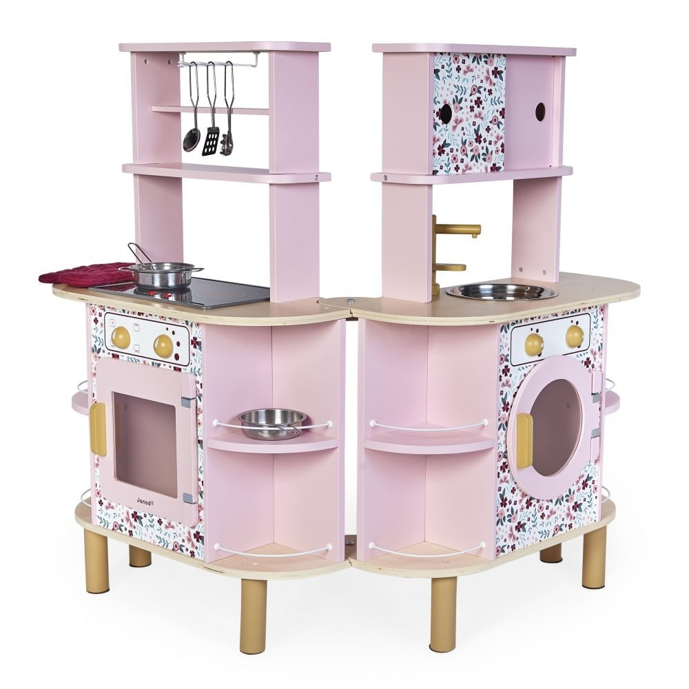Cucina Twist in Legno - Cucina Bifacciale - 8 Accessori inclusi