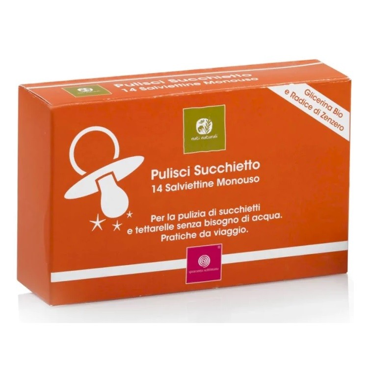 Pulisci succhietto 14 salviette monouso