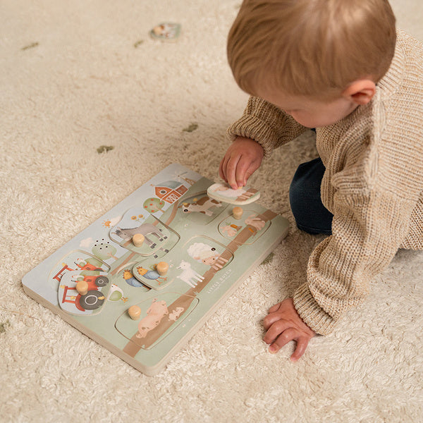 Puzzle sonoro in legno - Little Farm