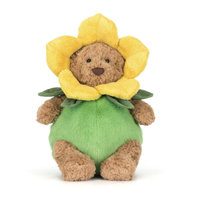 Peluche morbido Orso Bartolomeo Fiore narciso - Bartholomew Bear Daffodil Outfit