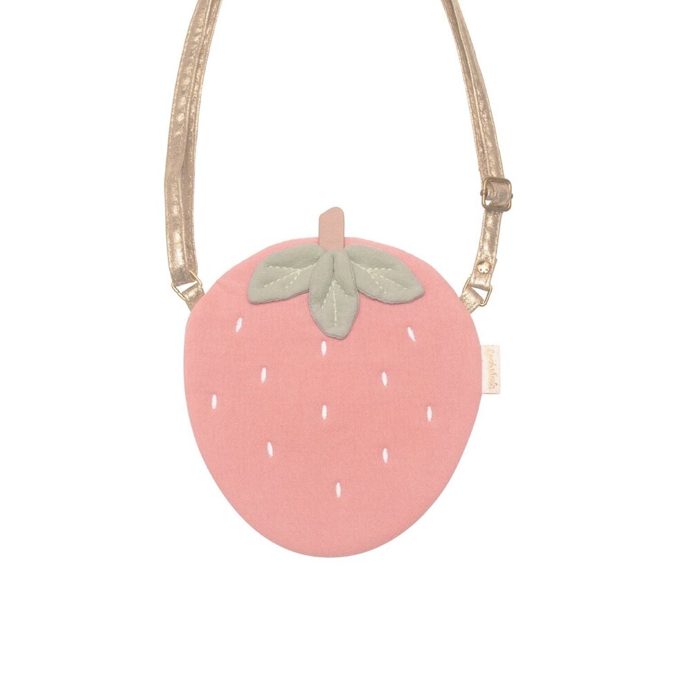 Borsa con tracolla fragola per bambini