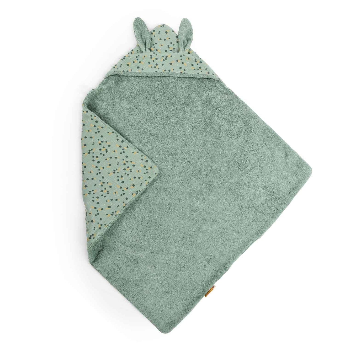 Accappatoio a triangolo - trois petits lapins