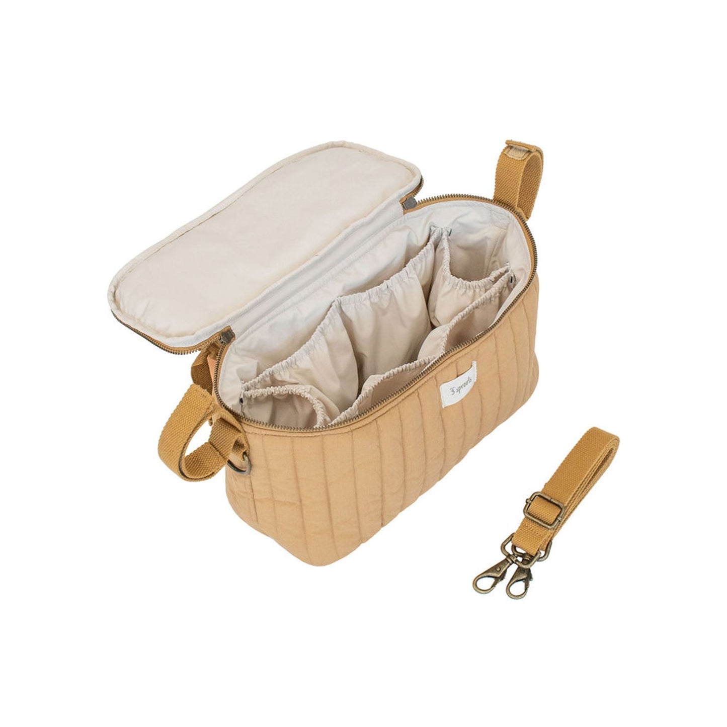 Borsa portaoggetti per passeggino - organizer passeggino - tessuto trapuntato
