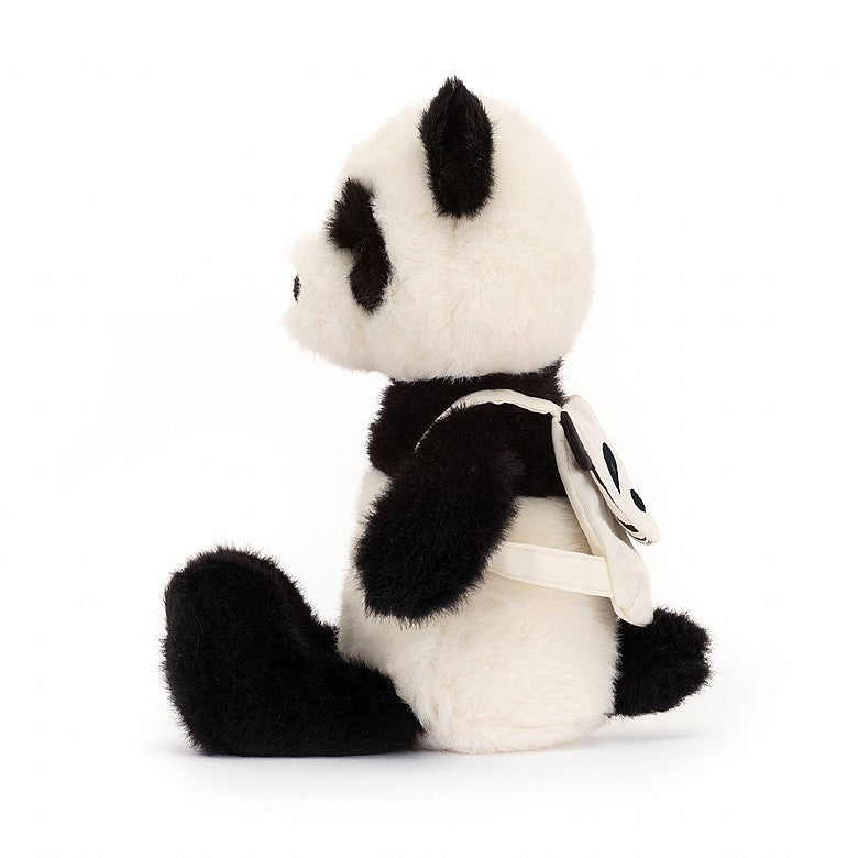 Peluche morbido Panda con zainetto