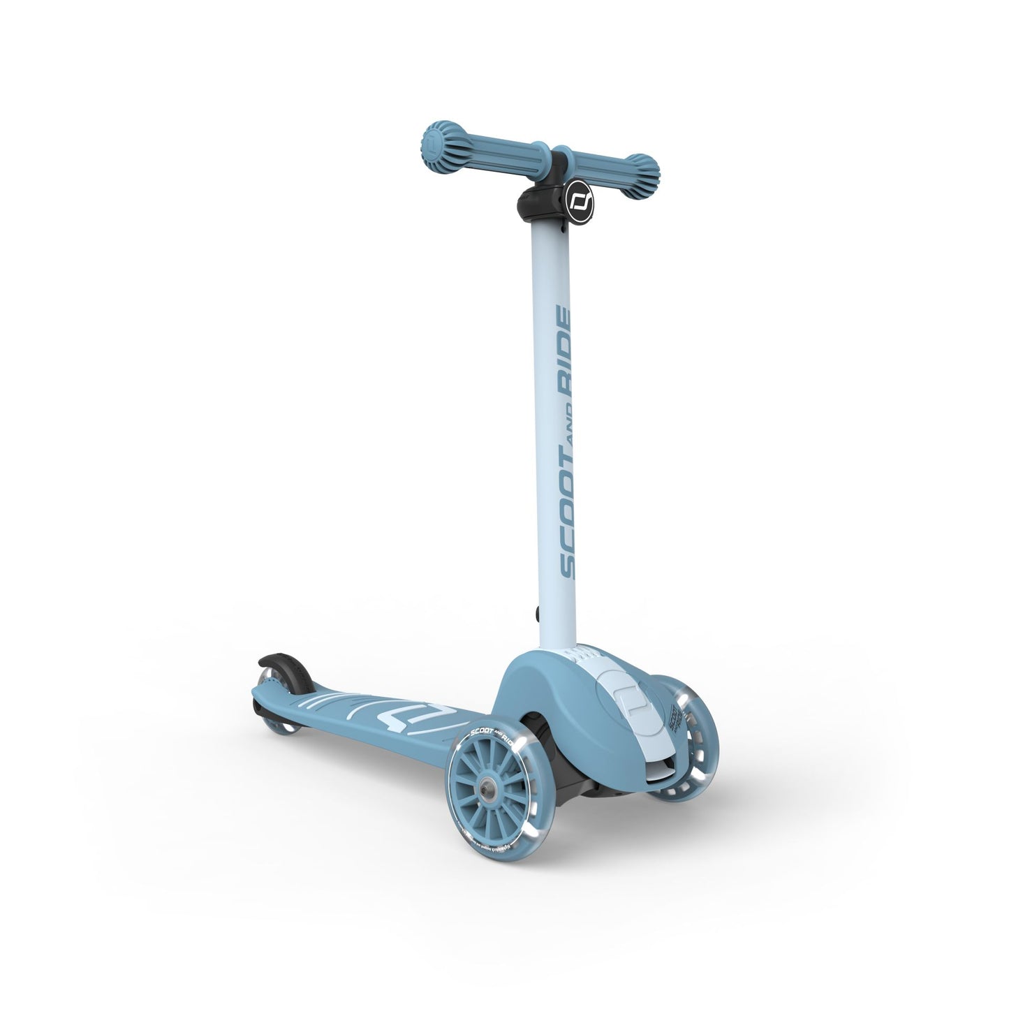 Monopattino a 3 ruote Highwaykick 3S - con sistema di controllo 2 in 1 e ruote a LED, pieghevole