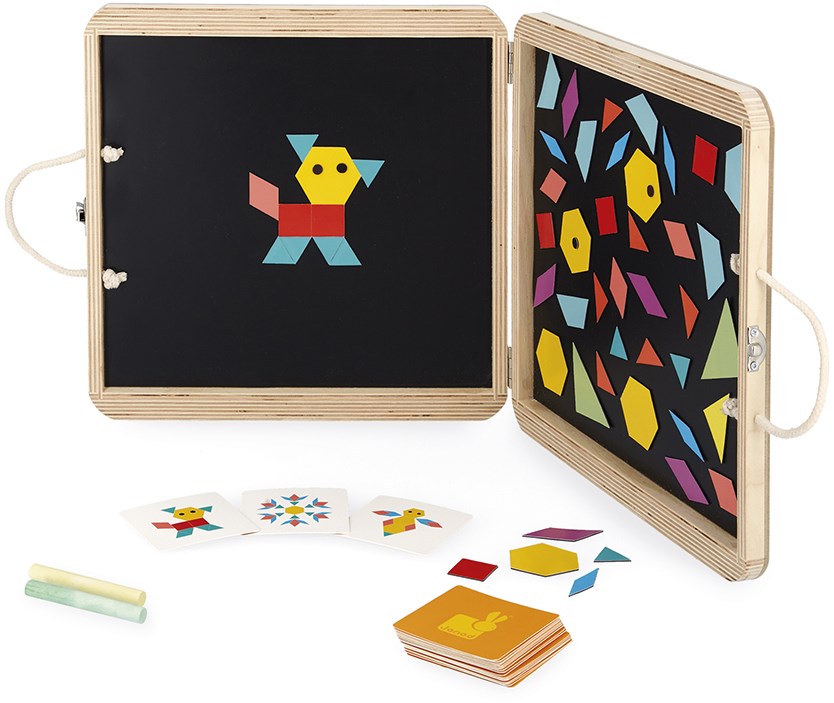 Puzzle magnetico geometrico
