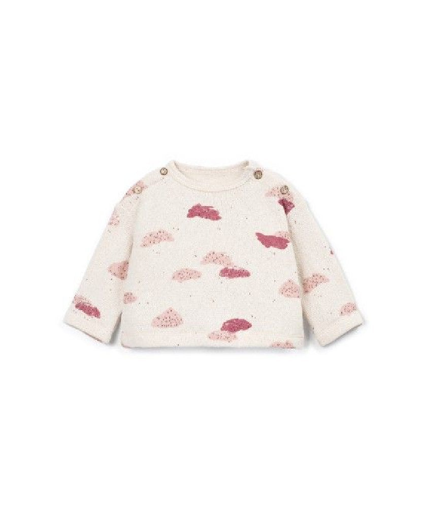 FELPA IN MAGLIA STAMPATA