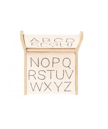 Sgabello in legno ABC - Arredda la cameretta con stile!