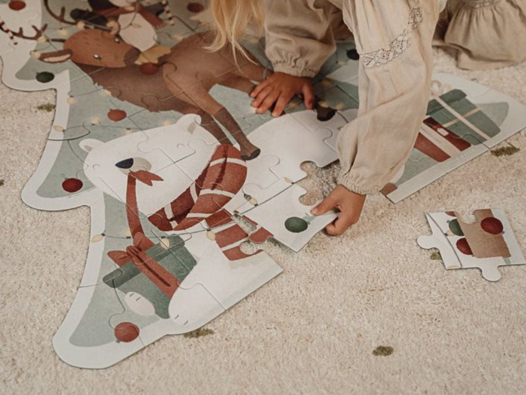 Puzzle albero di Natale XL - 35pezzi - Da 4 anni