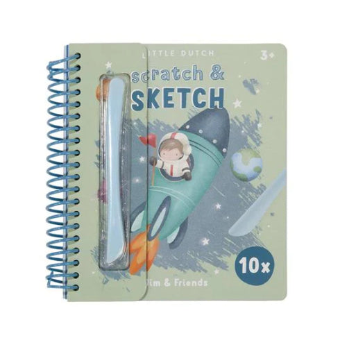 Libro scratch & sketch - jim & friends