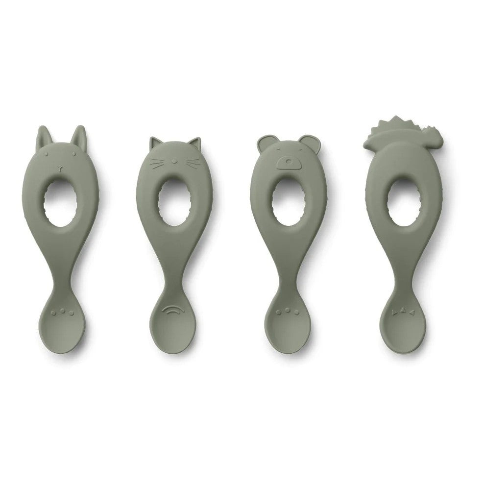 Set di cucchiai in silicone liva - 4pezzi