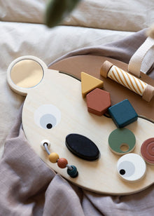 Pannello attività in legno maci la scimmia