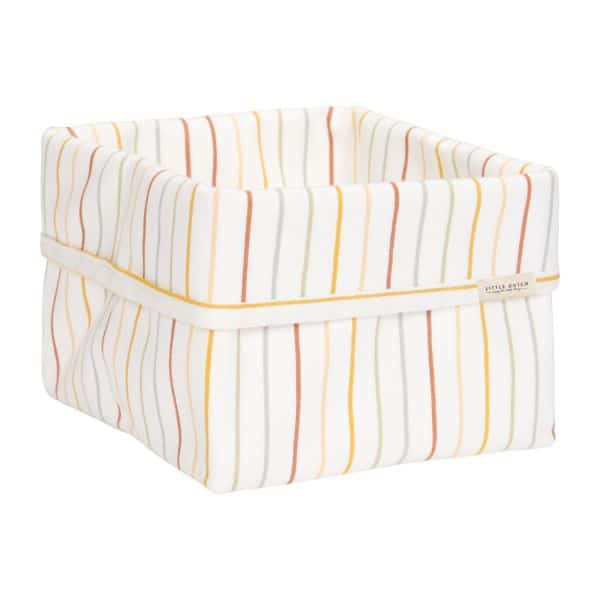 Cestino porta oggetti 15x15x15cm - 100% Cotone Bio