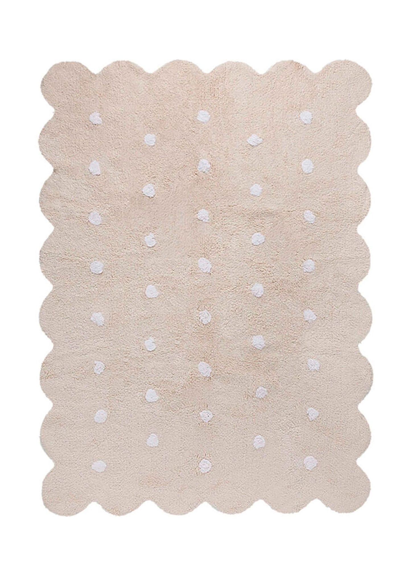 Tappeto lavabile Biscuit Beige - 120x160cm