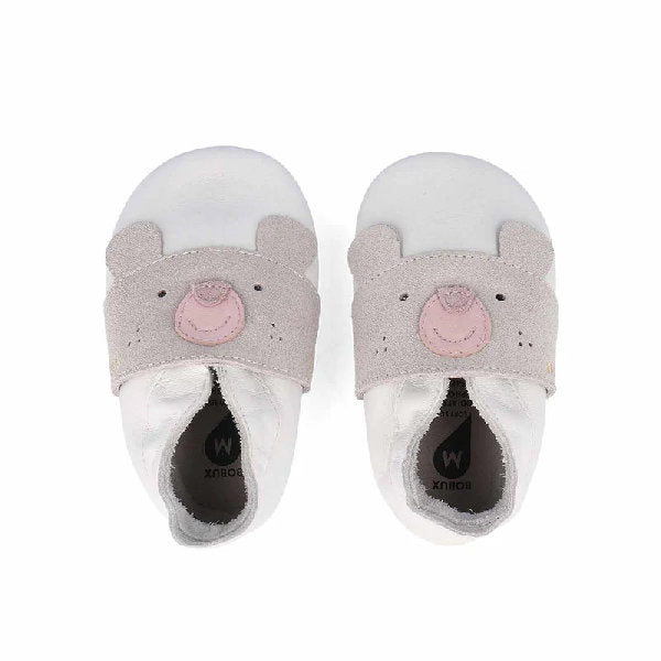 Scarpine Soft Sole Cub White