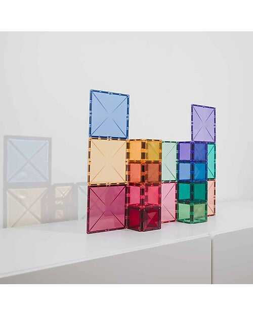 40 pezzi square pack - pastello - 100% plastica abs atossica