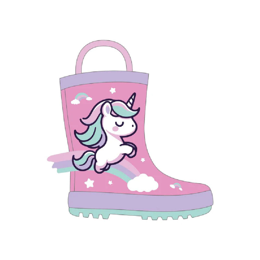 Stivali da pioggia mini unicorno