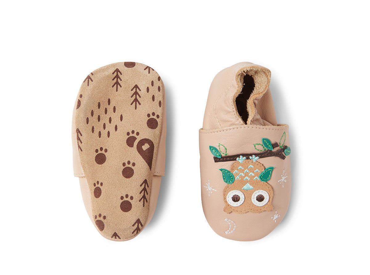 Scarpine Soft Sole Gufo Beige