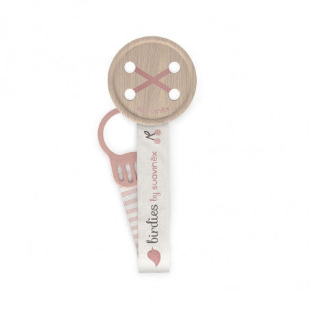 Clip porta ciuccio in tessuto - Birdies