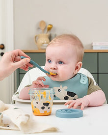 Bavaglio in silicone con tasca - Tiny Farm