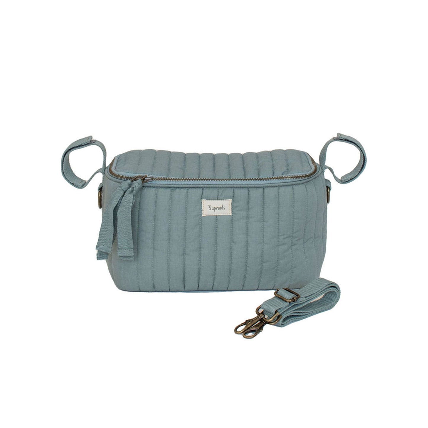 Borsa portaoggetti per passeggino - organizer passeggino - tessuto trapuntato
