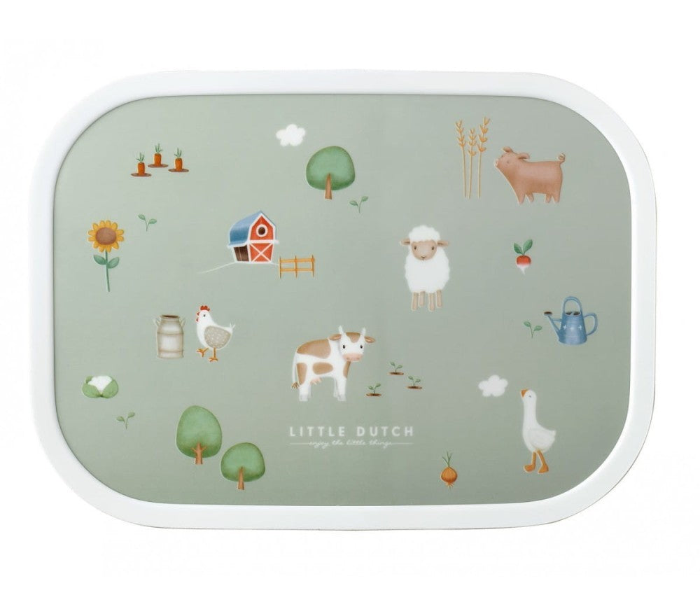Lunch Box con divisori - Porta pranzo con forchetta