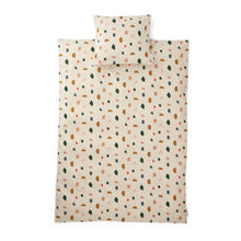 Set copripiumino e federa carmen 70x100 cm - 100% cotone biologico