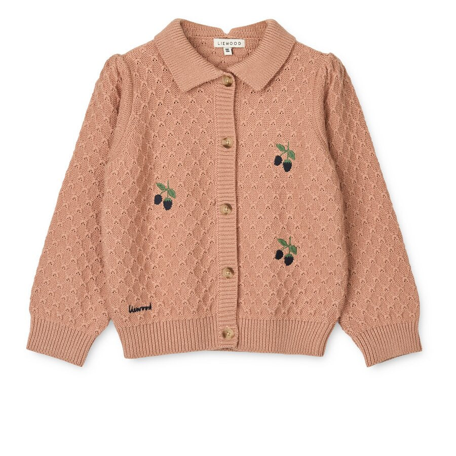 Cardigan in maglia JANE - 50% Cotone e 50% Lana