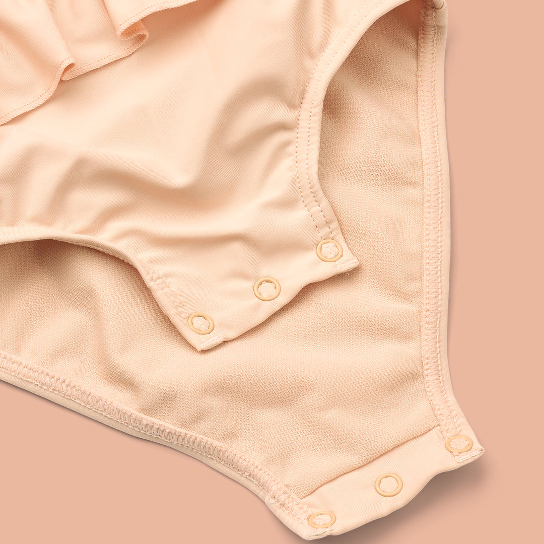 Costume Intero Amara con Volant e Bottoni Cambio Pannolino (UV40+)