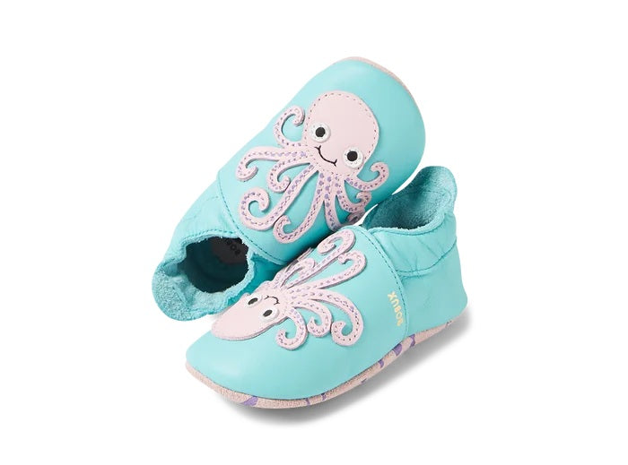 Scarpine Soft Sole Octopus Blue