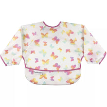 Bavaglino grembiule impermeabile con maniche lunghe