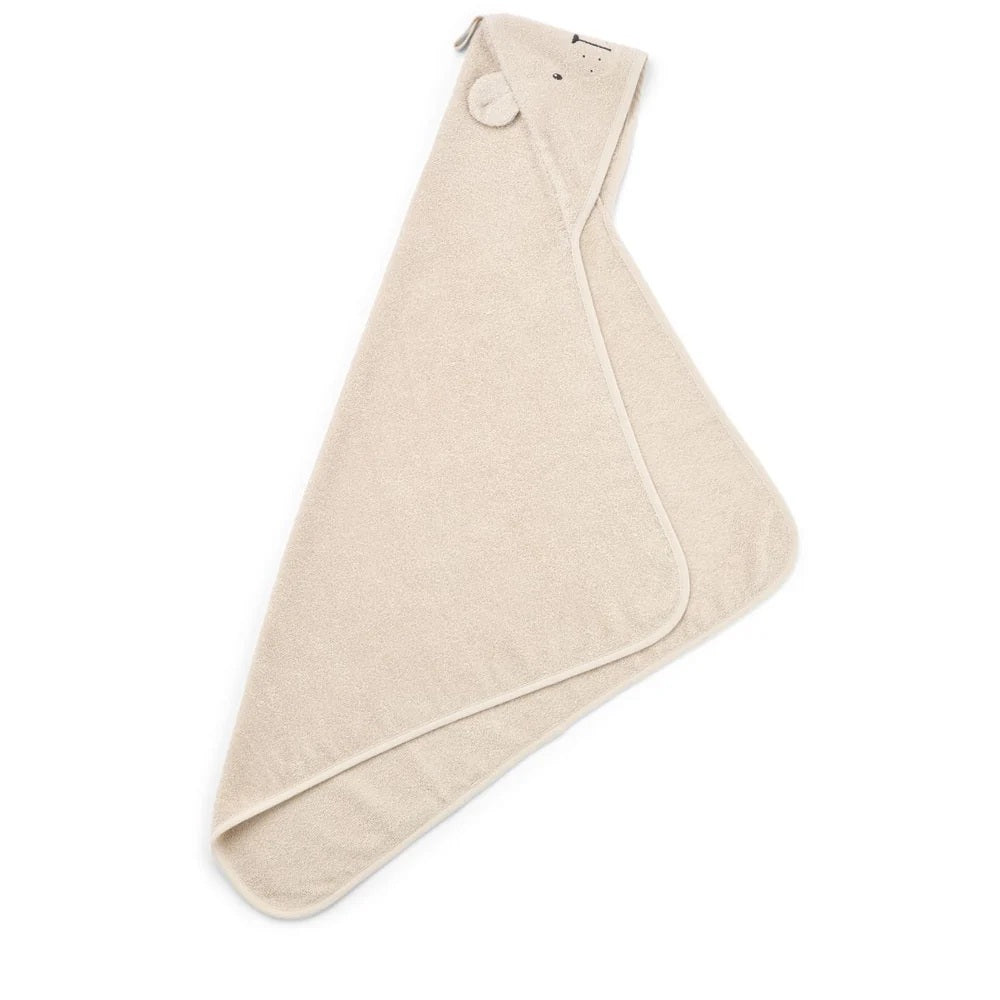Accappatoio a triangolo baby Albert - con cappuccio - 100% Cotone biologico