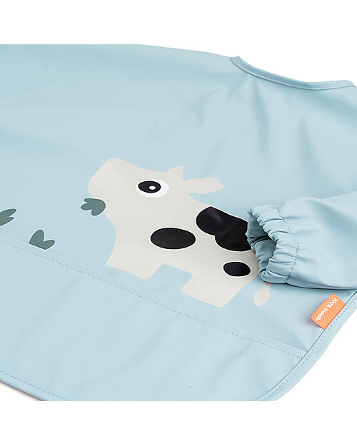 Bavaglio a maniche lunghe con tasca - tiny farm - impermeabile