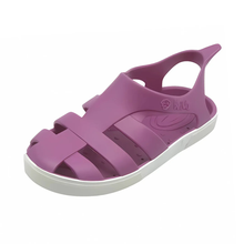 Bioty sandalo da spiaggia in gomma - Fuxia/White