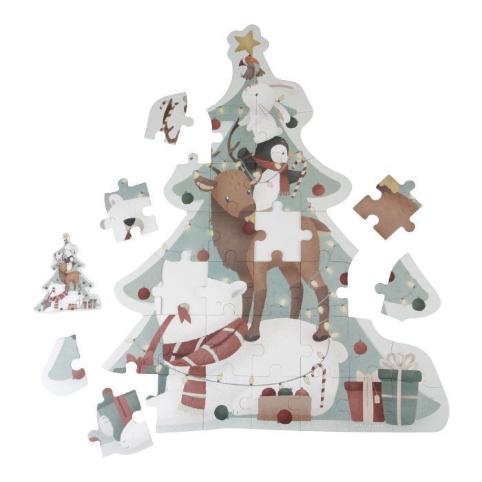 Puzzle albero di Natale XL - 35pezzi - Da 4 anni