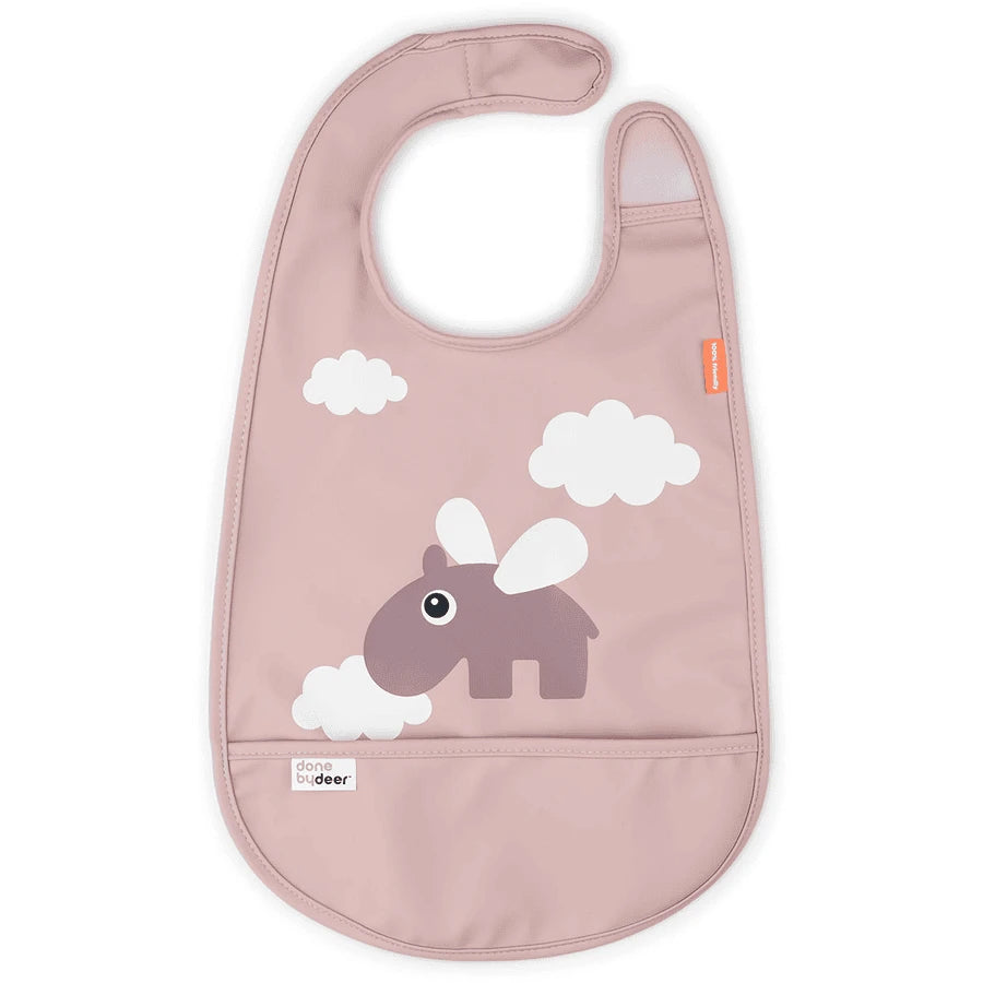 Bavaglio Impermeabile con Tasca - Happy Clouds - Certificato OEKO-TEX