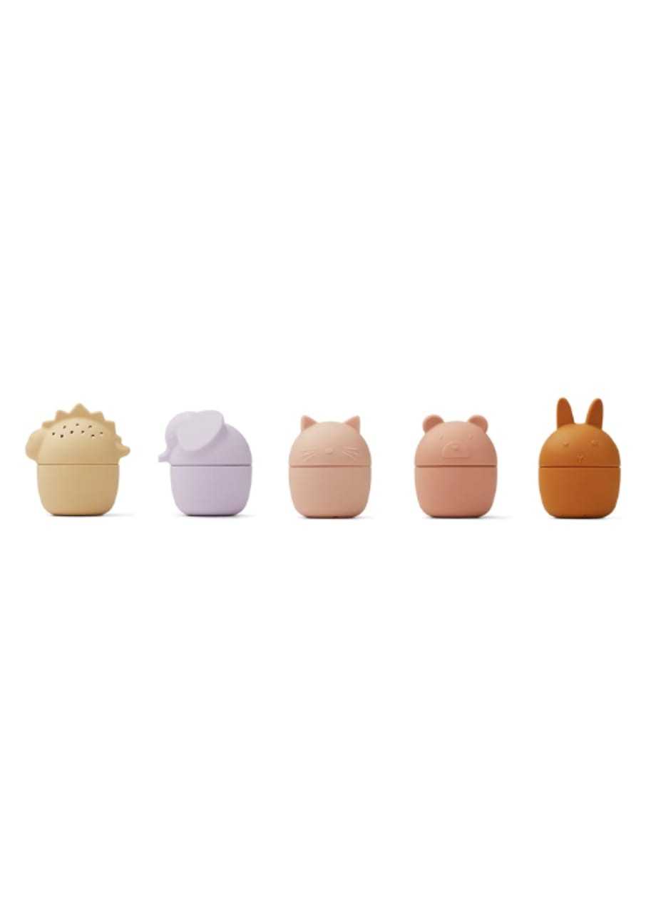 5 giochi bagnetto - 100% silicone