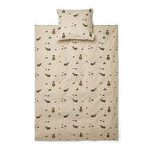 Set copripiumino e federa carmen 70x100 cm - 100% cotone biologico